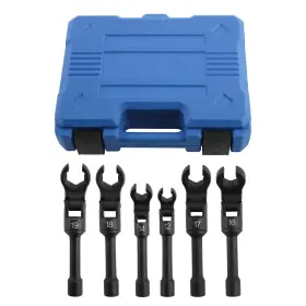 U7m8zp Bfo 6x Long Flex Head Crows Foot Line Wrench Crowfoot Flare Nut Socket