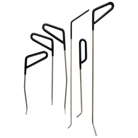 V1u3m9 Bfo 6pcs Paintless Removal Tool Stainless Steel Dent Repair Rods Kit 26-57cm