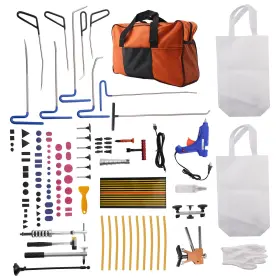 V3peul Bfo 89pcs Auto Dent Kit Paintless Removal Bridge Puller Hammer Glue Gun