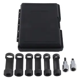 Vj1tfc Bfo 8pc Universal Car Suspension Strut Nut Socket Tool With 12 Point 1/2 Inch Drive