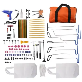 Vo6g7n Bfo 89pcs Auto Body Dent Removal Tool Kit Pdr Puller Tabs Glue Gun Set