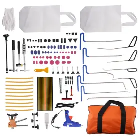 Yo7ruk Bfo 89pcs Dent Puller Kit Pdr Rods Slide Hammer Glue Gun Repair Tools