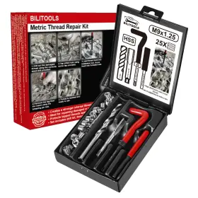 Bilitools B1l98087 M9x1.25 Helicoil Thread Repair Kit Metric Hss Drill Heli M9 X 1.25