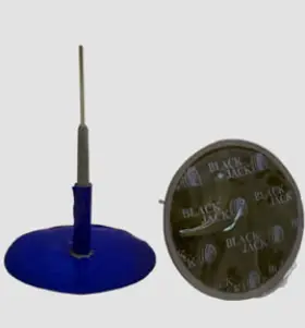 Cu-303-12 Black Jack Tire Repair Rer Patch Plug Combo 1/8 Inch Stem For Pai