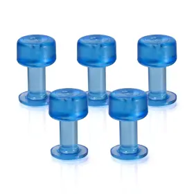 Black Plague 672713235361 5pcs Tabweld Ice 12mm Round Pdr Hail Dent Tabs Paintless Repair Kit