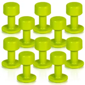 Black Plague 721352877989 Tabweld Gang Green 15mm Hail Tabs Round Pdr Dent Tab Pack - 10 Pa Inch