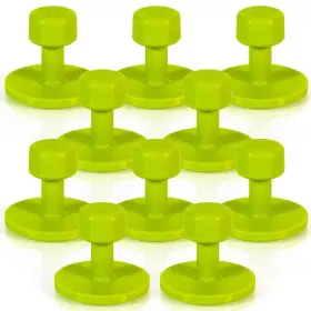 Black Plague 721352878009 Tabweld Gang Green 25mm Hail Tabs Round Pdr Dent Tab Pack - 10 Pa Inch