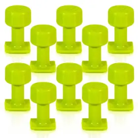 Black Plague 721352878115 Tabweld Gang Green 12mm Hail Tabs Square Pdr Dent Tab Pack - 10 Pai