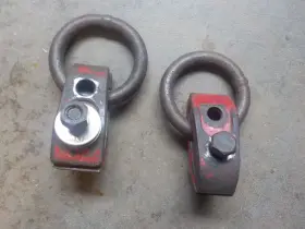 B695005-900 Blackhawk 2 Pc Porto-power Clamp Ring Attachment Chain Puller