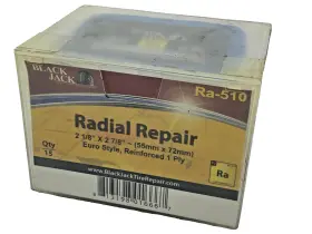 Ra-510 Blackjack Tire Repair Ob 13 Pcs Radial 2-1/8 X 3