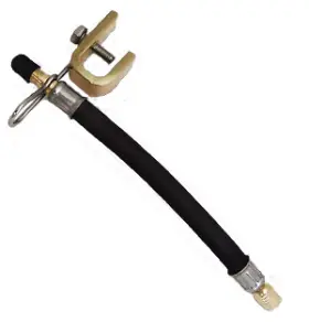 Ve-dw7 Blackjack Tire Repair 7 Inch 28 Cm Epdm Rubber Valve Extension With Clamp For Dual Wheels