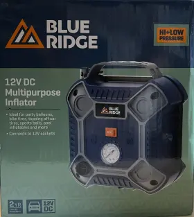 Br205ou Blue Ridge New Tools 12v Dc Multi Purpose Portable Inflator