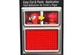 Blstr001 Blue Star Grid Pattern Auto Lens Repair Kit Red #3