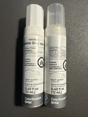 51913248493 Bmw Genuine Color System Touch Up Paint Stick Set A90/b90 Sophisto Grey #3