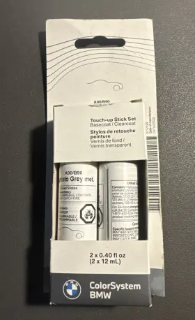 51913248493 Bmw Genuine Color System Touch Up Paint Stick Set A90/b90 Sophisto Grey
