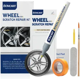 Wsrk-004 Boncart Wheel Scratch Repair Kit Rim Touch Up Paint 0.64 Fl Oz Pack Of 1 Silver