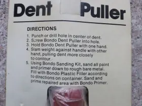 Bondo 076308009533 Dondo Dent Puller Slide Hammer Kit Auto Body Repair Tool Sliding Work Diy #3