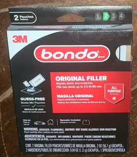 Bondo 076308425913 Stage 2 Original Filler For Dents And Scratches Ready To Mix Pouches