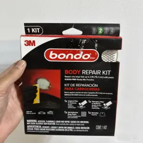 5730256 Bondo Auto Body Repair Kit For 1 Large Hole Up To 3 Inch Ready Mix Pouches