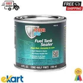 Por-15 Branded 49216 Fuel Tank Sealer - 8 Fl Oz Seals Pinholes And Seams Professional Use