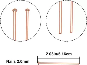 Branded 784124732947 600pcs Stud Welding Pins 2.0mm Car Dent Puller Welder Tips Nails Tool #2