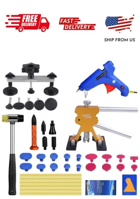 Pkd-08 Branded Super Pdr Paintless Dent Repair Kit - 42pcs Car Puller For Small And Medium