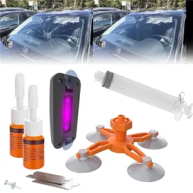 Brennenstuhl 007123415441 Car Windshield Windscreen Glass Scratch Chip Crack Repair Fix Tool Diy Kit New