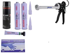 Dinitrol-installkit-with505 Busted Auto Parts Glass Installation Kit With Betaseal U-428 Urethane And Dow 5504gsa Primer