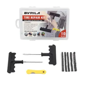 Bvrila 780139405951 Heavy Duty Tire Plug Kit Universal Repair With Plugs For Car Motor