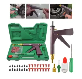 Frk200 C-horse Tubeless Tire Gun Puncture Repair Kit Patch Tool With Mushroom Plug Nozzle