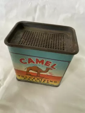 10-014-c10 Camel Vintage - Vulcanizing Patches Tin With A Cast-iron Vulcanizer #2