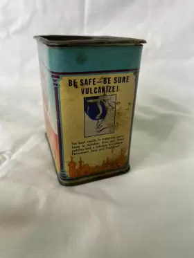 10-014-c10 Camel Vintage - Vulcanizing Patches Tin With A Cast-iron Vulcanizer #3