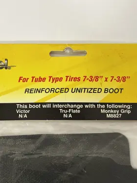 650128b Camel Reinforced Unitized Tire Repair Patch Boot For 7 3/8 Inch Tube Victor Tru-flate #2
