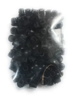 Caplugs 731084476725 50pcs 1/4 Inch Black Plastic Hole Plug For Body And Sheet Metal Dent Repair #3
