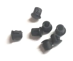 Caplugs 731084476725 50pcs 1/4 Inch Black Plastic Hole Plug For Body And Sheet Metal Dent Repair