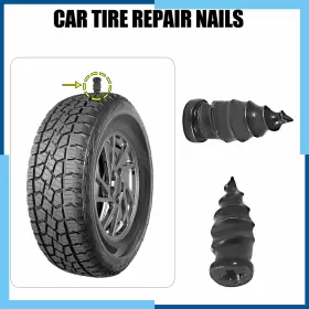 Carpopart 640283854145 Universal Pack 30 Car Tire Repair Rubber Nails #2