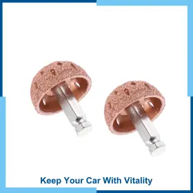 Carpopart 683867221247 Pack 2 38mm Tire Buffer Wheel Buffing Patch Tools With Linking Rod For Car