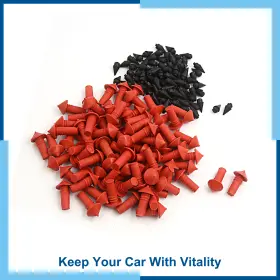 Carpopart 731618748014 Universal Pack 170 Mushroom Shaped Tire Repair Insert Plugs Red Black 7mm