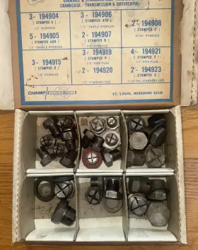 194900 Champ Service Items Oversize Standard Self Threading Drain Filler Plugs Number Kit #3