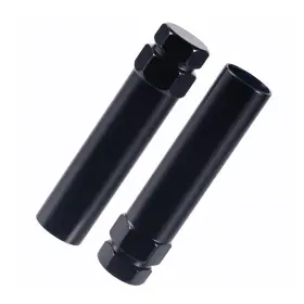 Cwgj001 Chnewauto 6 Spline Lug Nut Socket Key 90 Mm Length 19 And 21 Diameter Black