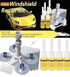 Cl-0848-zhu Clamper Windshield Crack Repair Kit For Splinters And Cracks