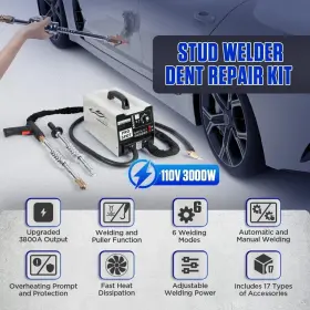 3800a Cmtool Aq-41 Dent Puller Welder 3000w Stud Repair Kit Pro Spot #2