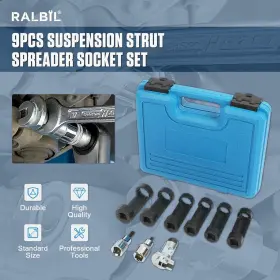 Mmt599 Cmtool 9pc Strut Nut Socket Absorber Removel Tool Set With 12 Point 1/2 Inch Drive Suspension #2