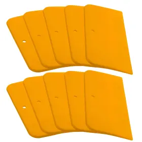 Custom Shop 848849004700 6 Inch Plastic Body Filler Spreader Tools For Automotive Fillers 10 Pack