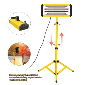 Zj-sc-002-y Datouboss 2000w Spray/baking Infrared Paint Curing Lamp Heating With Bracket