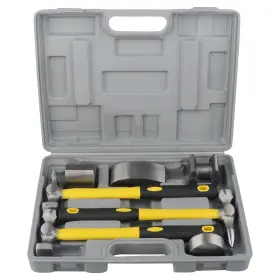 97932 Dayuan 7pcs Auto Body Repair Kit Craft Panel Beating Hammer And Dolly Set Ha