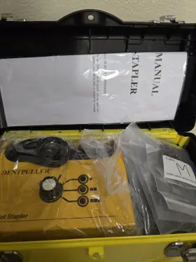 Dent Fix Equipment 811662031260 Dentpuller Professional Hot Stapler Plastic Repair Tool 3 Heat Setting Box