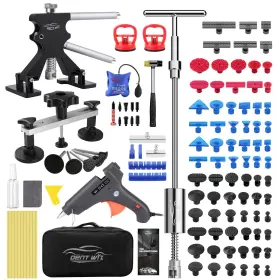 Hn-mpt-tk014us Dentwiz Car Dent Puller Kit With Slide Hammer Glue Gun And Suction Cup - Auto Repair
