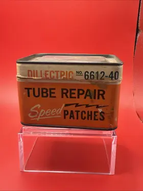 Dill 6612-40 Made In Usa Vintage Dillectric Tubeless Tire Speed Patches