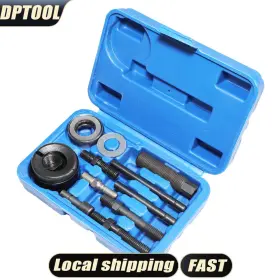 Dptool 053742463015 14pcs Power Steering Alternator Pulley Puller Remover And Installer Tool Kit New